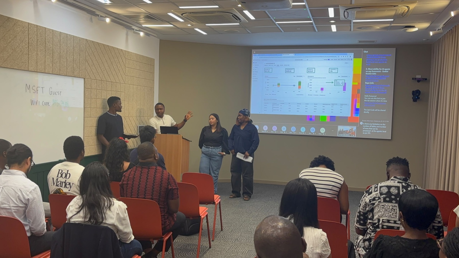 A live technical session at Microsoft Build Localhost in Luqa